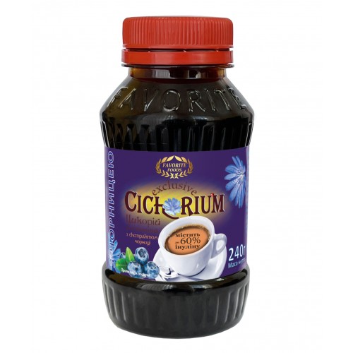 Рідкий цикорій з чорницею пластик-банка 240г